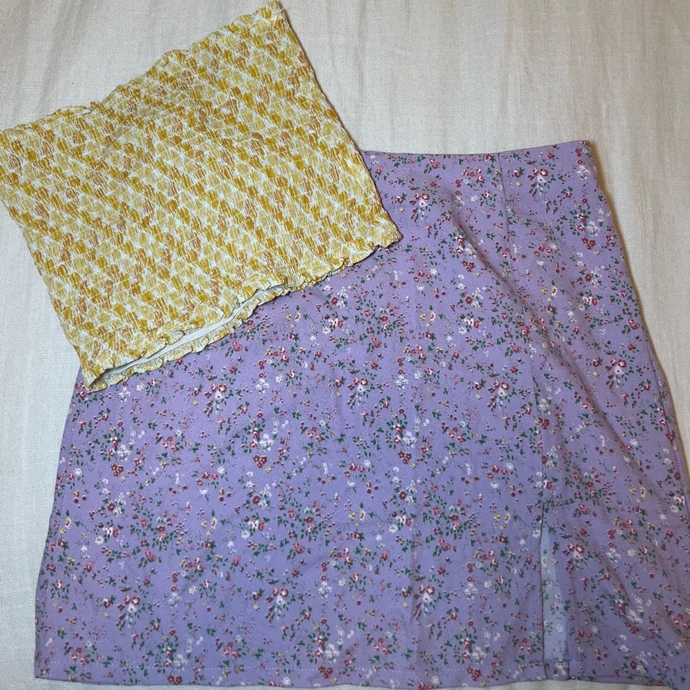 FULL OUTFIT: Skirt & Tube Top